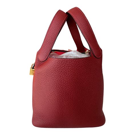 hermes picotin rouge h|hermes picotin 18cm.